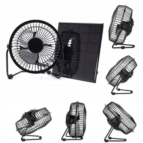 WENTYLATOR + PANEL SOLARNY SŁONECZNY 5W 6V Do kemping na Arena.pl