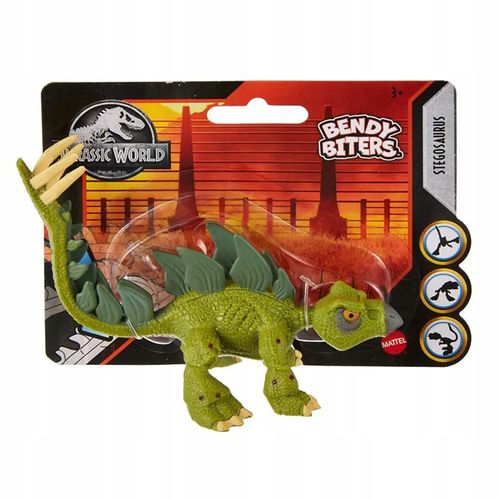 mattel jurassic world bendy biters stegosaurus na Arena.pl