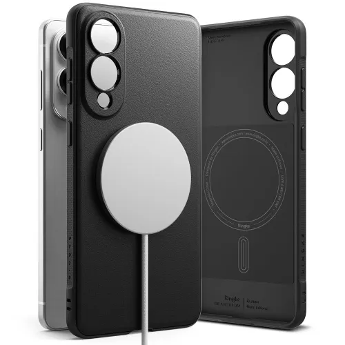 Etui Ringke Onyx Magnetic Magsafe na Samsung Galaxy S25 Edge - czarne na Arena.pl