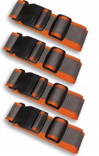 4x PASEK DO WALIZKI BAGAŻU TORBY ZABEZPIECZAJĄCY SPINAJĄCY MOCNY 100-200 cm na Arena.pl