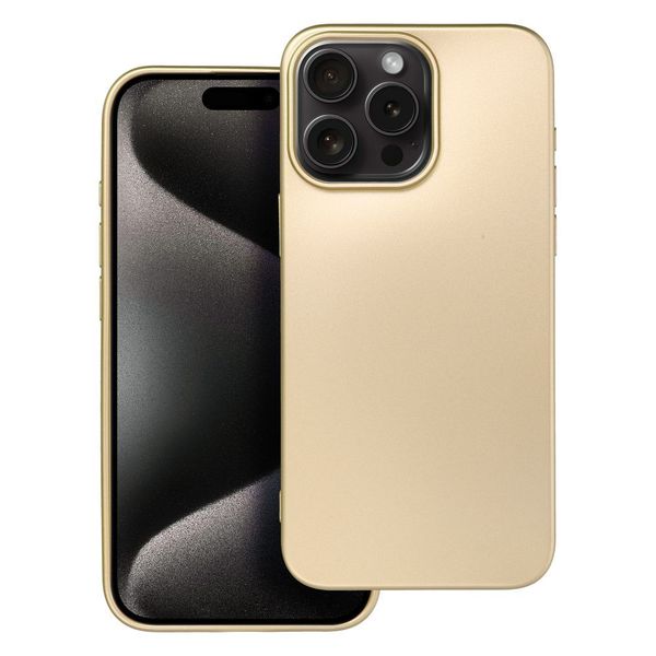 Futerał METALLIC do IPHONE 15 Pro Max złoty zdjęcie 1