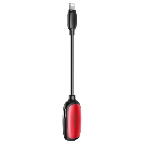 Adapter Audio Baseus L51 Lightning do Mini Jack 3.5mm i Lightning (czerwony) na Arena.pl