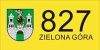 NAKLEJKA MAGNETYCZNA magnes oznaczenie TAXI Zielona Góra numer