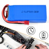 AKUMULATOR DO WLTOYS 7,4V 3800MAH AKUMULATOR LITOWO-JONOWY DO SAMOCHODU RC