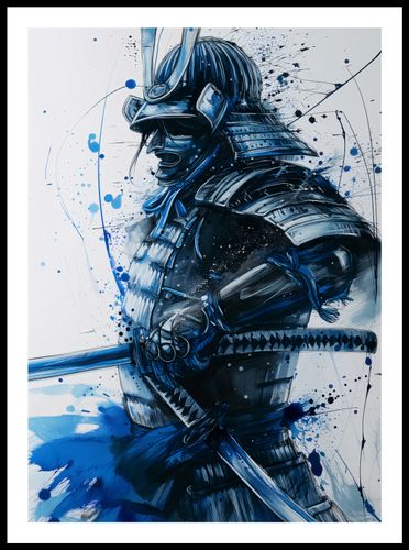 Plakat 50x70cm Samuraj w Błękicie na Arena.pl