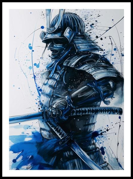Plakat 50x70cm Samuraj w Błękicie zdjęcie 3