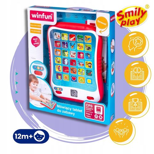 Smart Bystry Tablet Edukacyjny Interaktywny Zdobywam wiedzę Uczę się liter na Arena.pl