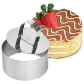 Pierścień do Formowania Potraw Dań Deserów Ciasta Obręcz Ring Forma Foremka