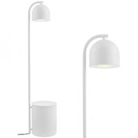 LAMPA podłogowa BOTANICA 40848101 Kaspa dekoracyjna OPRAWA stojąca tuba z doniczką biała