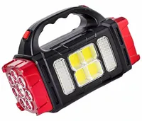 Przenośna lampa latarka solarna HB-1678 powerbank dwustronna 38W