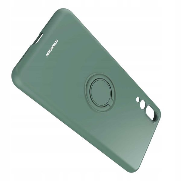 Spacecase Silicone Ring Huawei P20 Pro Dark Green zdjęcie 6
