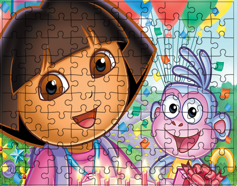 Puzzle tradycyjne Dora Odkrywca zdjęcie 1