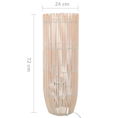 Lampa Podłogowa, Wiklina, Biała, 72 Cm, E27 na Arena.pl