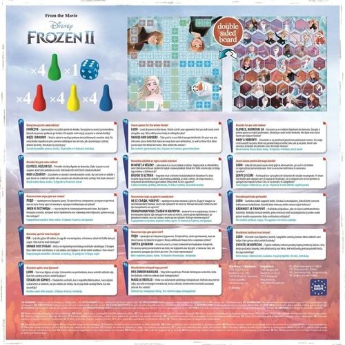 gra chińczyk węże i drabiny frozen 2 02068 na Arena.pl