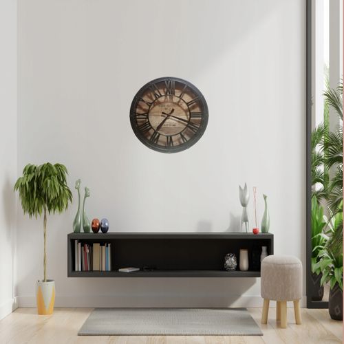 ZEGAR ŚCIENNY VINTAGE OZDOBA ŚCIENNA ŚR 39 CM na Arena.pl