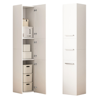 REGAŁ SZAFKA BIAŁA NOWOCZESNA STOJĄCA SŁUPEK WYSOKI LOFT 3 DRZWI 170 CM