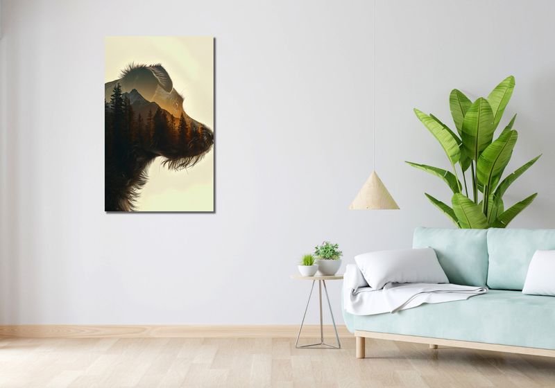 Obraz 60x100cm Psi Duch Lasu zdjęcie 2