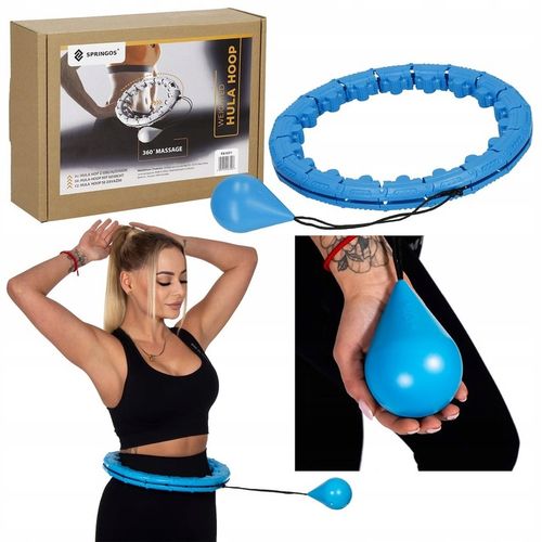 HULA HOP ODCHUDZAJACE OBCIĄŻENIE WYPUSTKI MODUŁOWY MASAŻER + OBCIĄŻNIK na Arena.pl