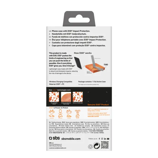 etui sbs full active d3o do iphone 16 - czarne zdjęcie 3