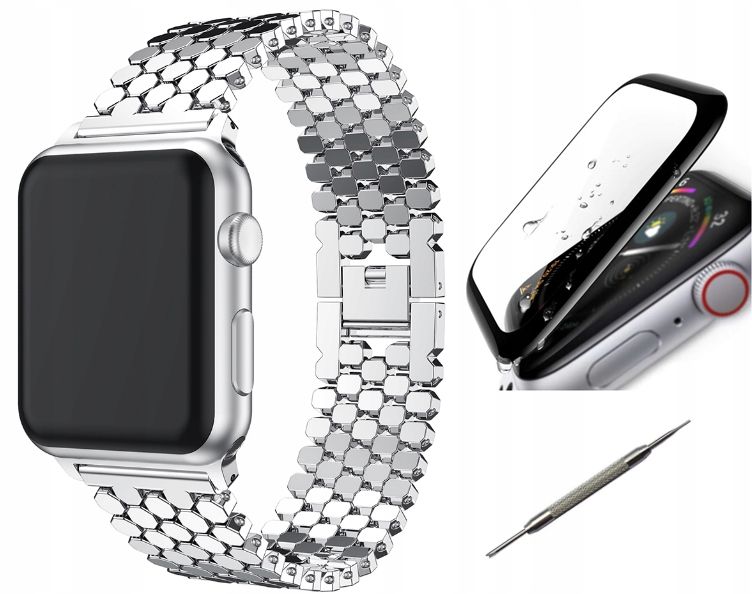 BRANSOLETKA PASEK Apple Watch 4 / 44mm + SZKŁO zdjęcie 1