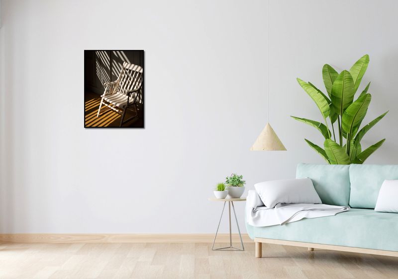 Plakat 50x65cm Krzesło w Cieniu zdjęcie 4