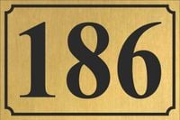 PVC TABLICA Z NUMEREM DOMU TABLICZKA adresowa 30x20