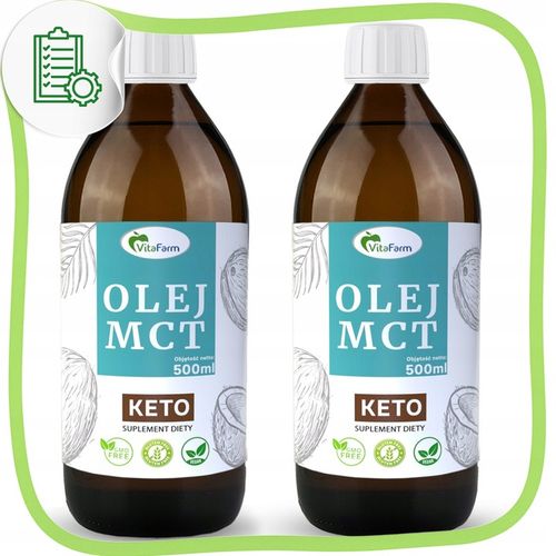 OLEJ MCT Z KOKOSA 2x500ml DIETA KETO na Arena.pl