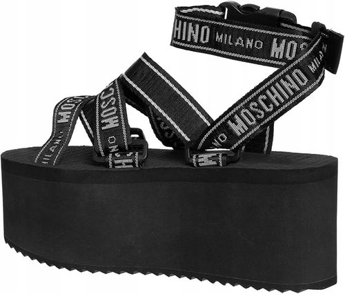 MOSCHINO WEDGE - Platform Sandały R36 na Arena.pl