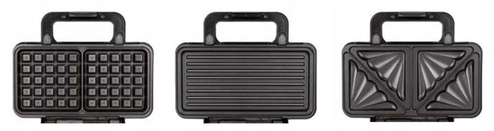 Opiekacz 3w1 MPM MOP-43M czarny 1000W zdjęcie 4