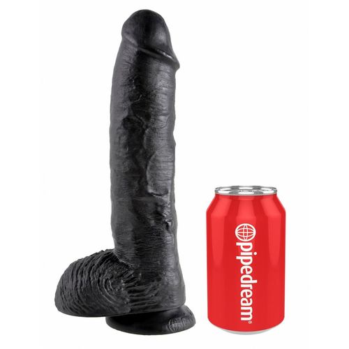 Dildo Pipedream King Cock Czarny na Arena.pl