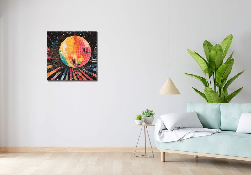 Obraz 60x60cm Disco Gra! zdjęcie 2