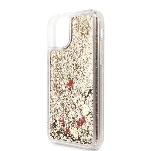 Guess Liquid Glitter Hearts - Etui do iPhone 11 Pro Max na Arena.pl