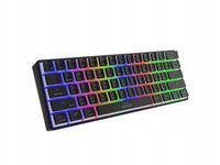 Klawiatura mechaniczna Genesis Thor 660 RGB Gateron Red Bluetooth Czarna