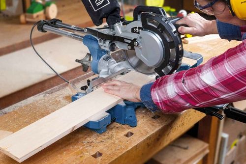 SCHEPPACH Piła ukośna stołowa z posuwem HM216 2000 W 216 mm BEZ na Arena.pl