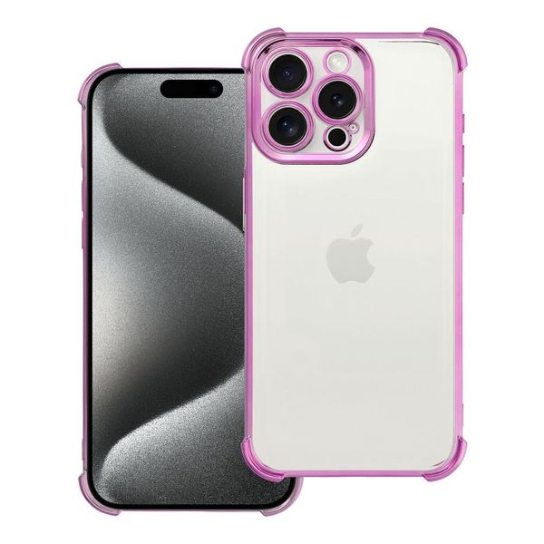 Futerał ANTISHOCK ELECTRO do IPHONE 15 Pro Max purpurowy zdjęcie 1