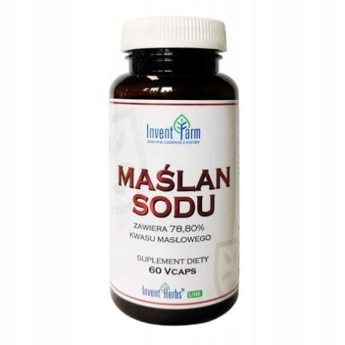 Maślan Sodu Invent Farm Kwas Masłowy Zdrowe Jelita 700 mg 60 kaps. na Arena.pl