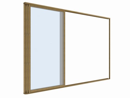 DRZWI PRZESUWNE SZKLANE LUXE 4M 370X238 CM KOLOR DREWNA na Arena.pl