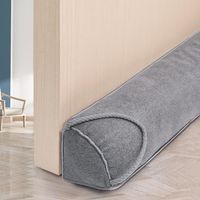 Uszczelka Pod Drzwi Przeciwwiatrowa Izolacyjna Trwała Solidna 92 cm Szara