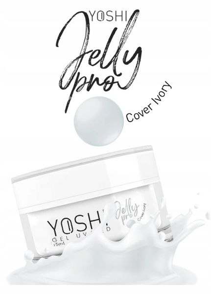 YOSHI Żel budujący Jelly PRO - Cover Ivory - 50ml zdjęcie 3