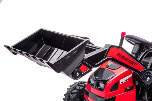 Traktor na akumulator dla dziecka - Koparka czerwona dla dziecka na Arena.pl