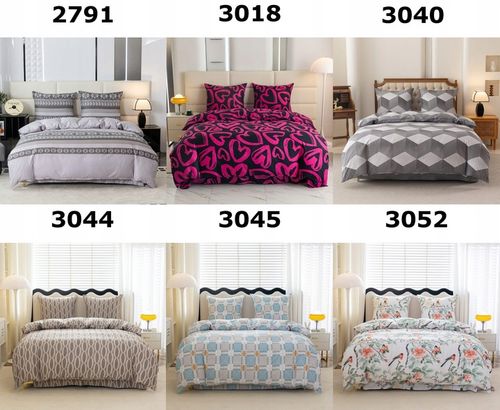 Pościel 160x200 + 2 Poszewki Komplet 3- Częściowy Kwiaty 3D Wiele Wzorów na Arena.pl