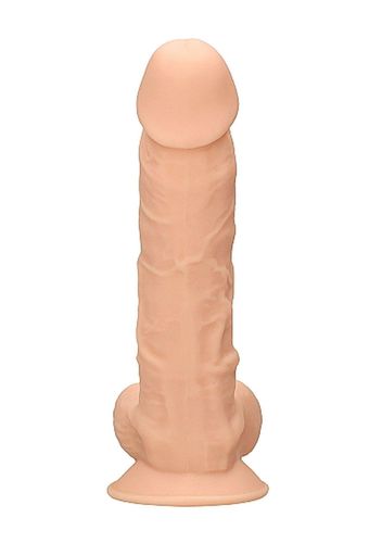 realistyczne dildo żylaste z mocną przyssawką 18cm na Arena.pl