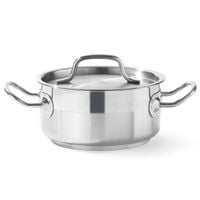 garnek niski profi line z pokrywką 7,5 l śr. 280 x 120 h - hendi 830505