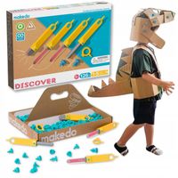 Narzędzia dla dzieci Zestaw kreatywny Recykling Discover MAKEDO 126 szt