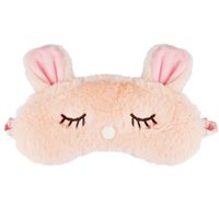 Opaska na oczy do spania królik - pink