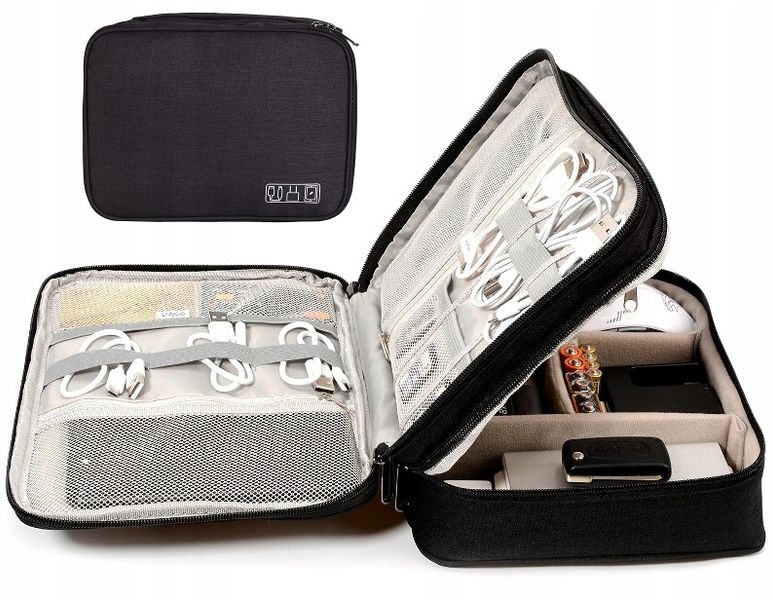 Organizer Torba Podróżna Na Kable Ładowarki Etui zdjęcie 5