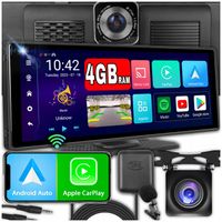 RADIO STACJA MULTIMEDIALNA WIDEOREJESTRATOR CARPLAY ANDROID DVR KAMERA AUX