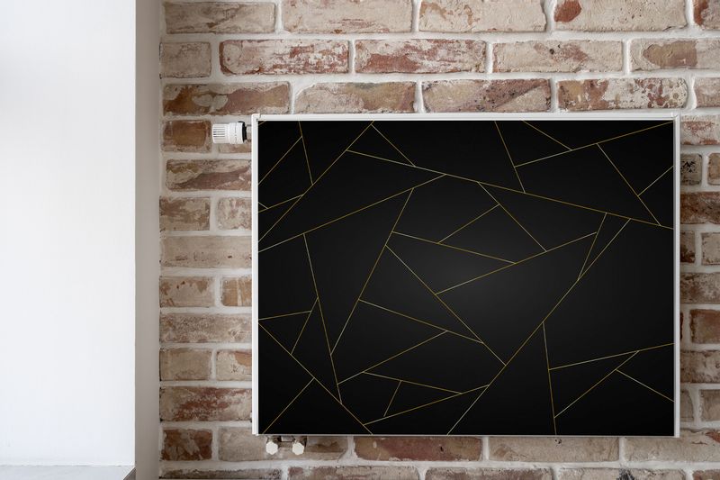 Osłona MAGNETYCZNA Trójkąty Abstrakcja Wzór Geometryczny 120cm x 60cm zdjęcie 6