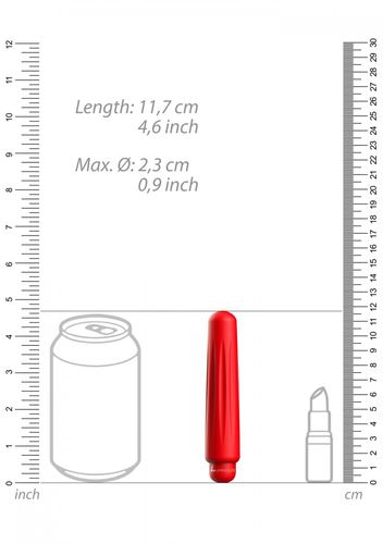 delia   abs bullet with sleeve   10 speeds   red na Arena.pl