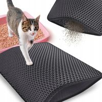 MATA POD KUWETĘ DLA KOTA na żwirek podkładka DWUWARSTWOWA XL 50x40 cm